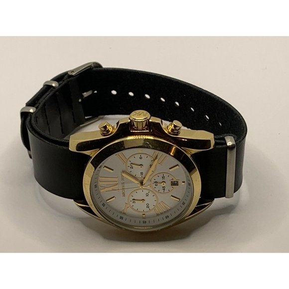 Michael Kors MK5743 Women\'s Black Leather Analog W main image 8